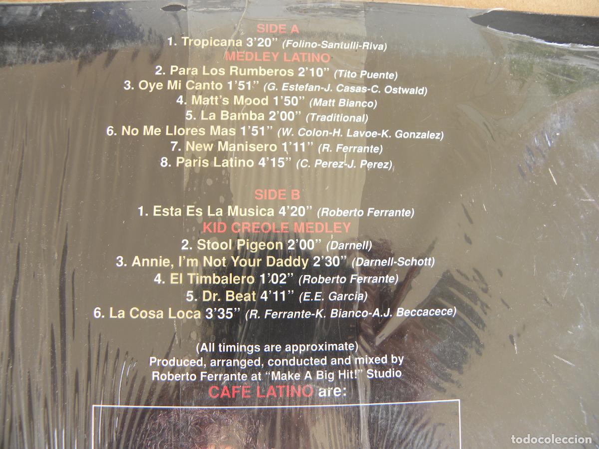 Discos de vinilo: CAFE LATINO...Y DOS -LP 1993 - Foto 3