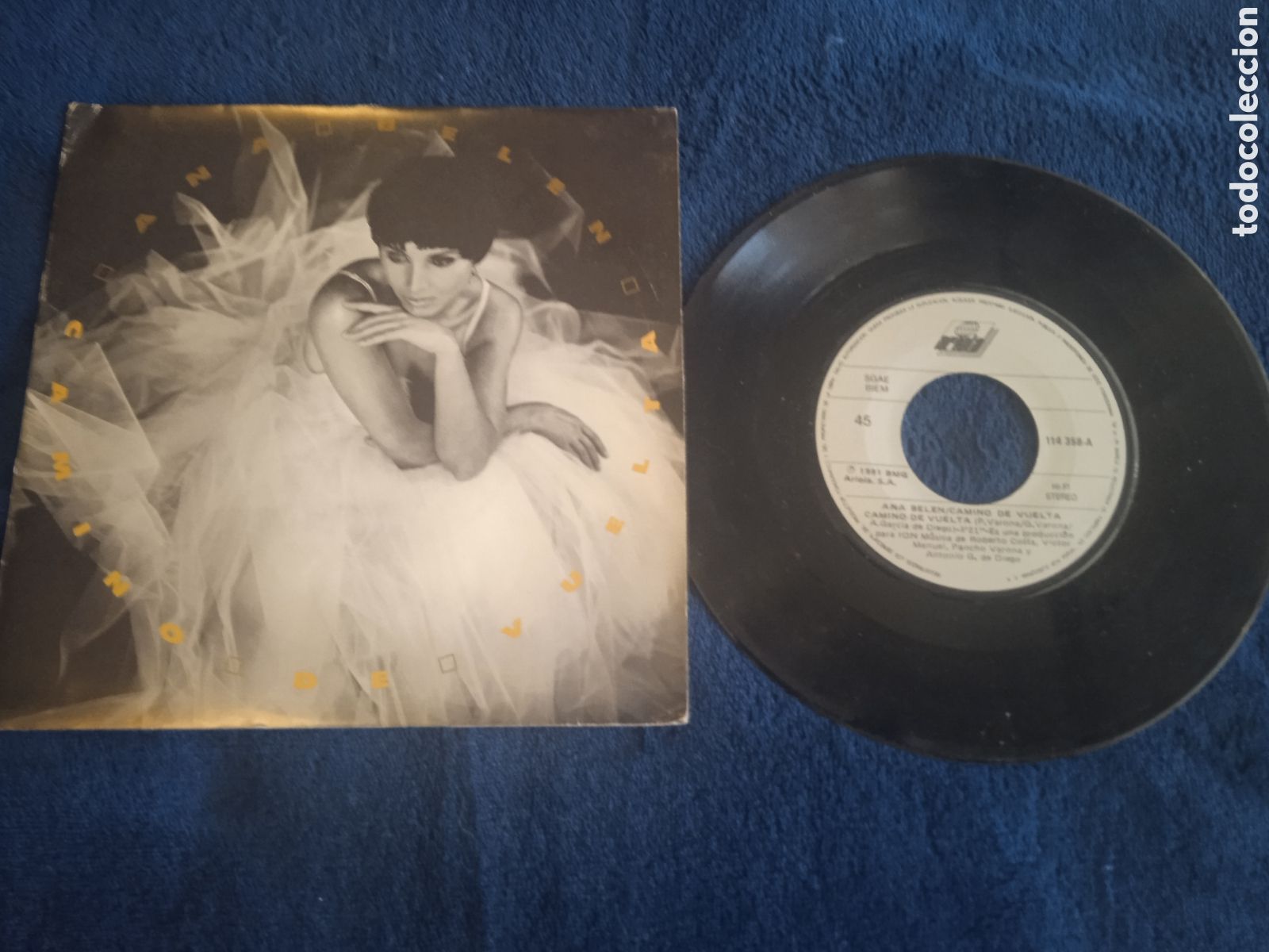 Vinyl-Schallplatten: VINILO DISCO ANA BEL&Eacute;N , CAMINO DE VUELTA / DESTINO INCIERTO