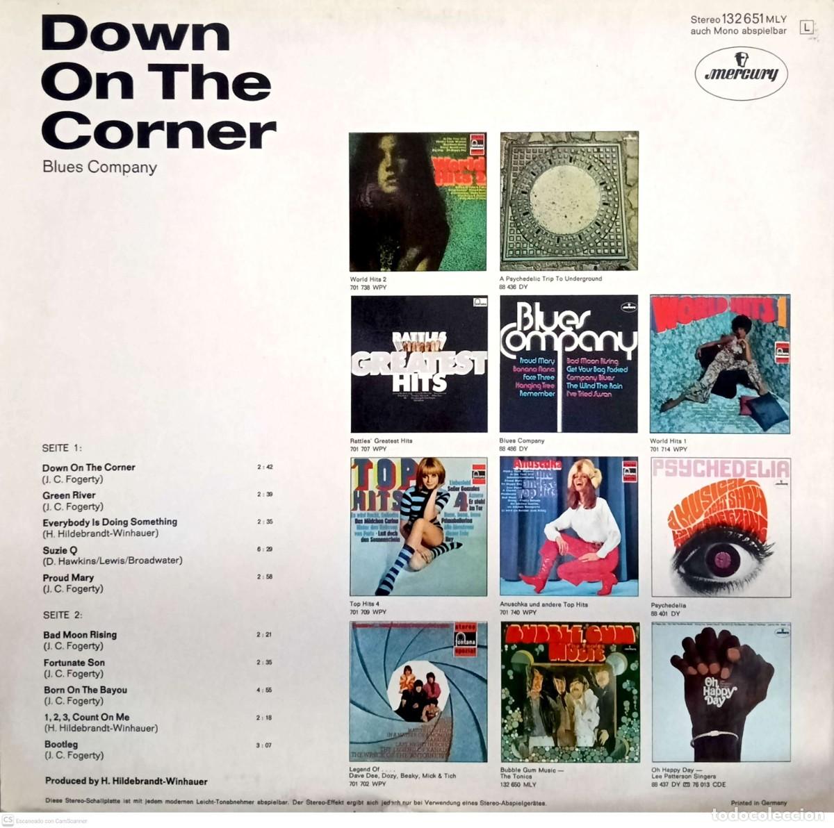 Discos de vinilo: Blues Company &ndash; Down On The Corner - Foto 2