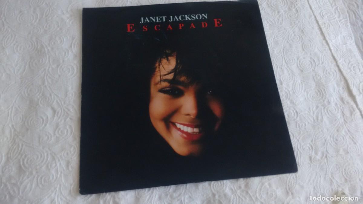 Disques de vinyle: MAXISINGLE (vinilo) de JANET JACKSON a&ntilde;os 80