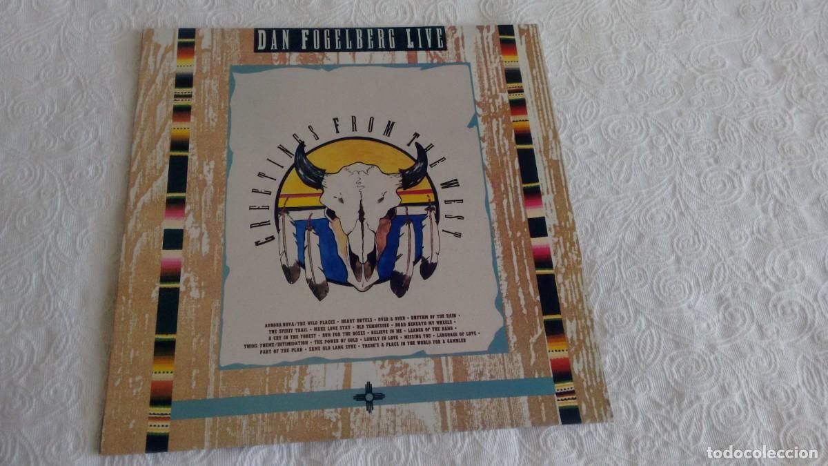 Discos de vinilo: L.P. (vinilo) -doble promoci&oacute;n- de DAN FOGELBERG live a&ntilde;os 90
