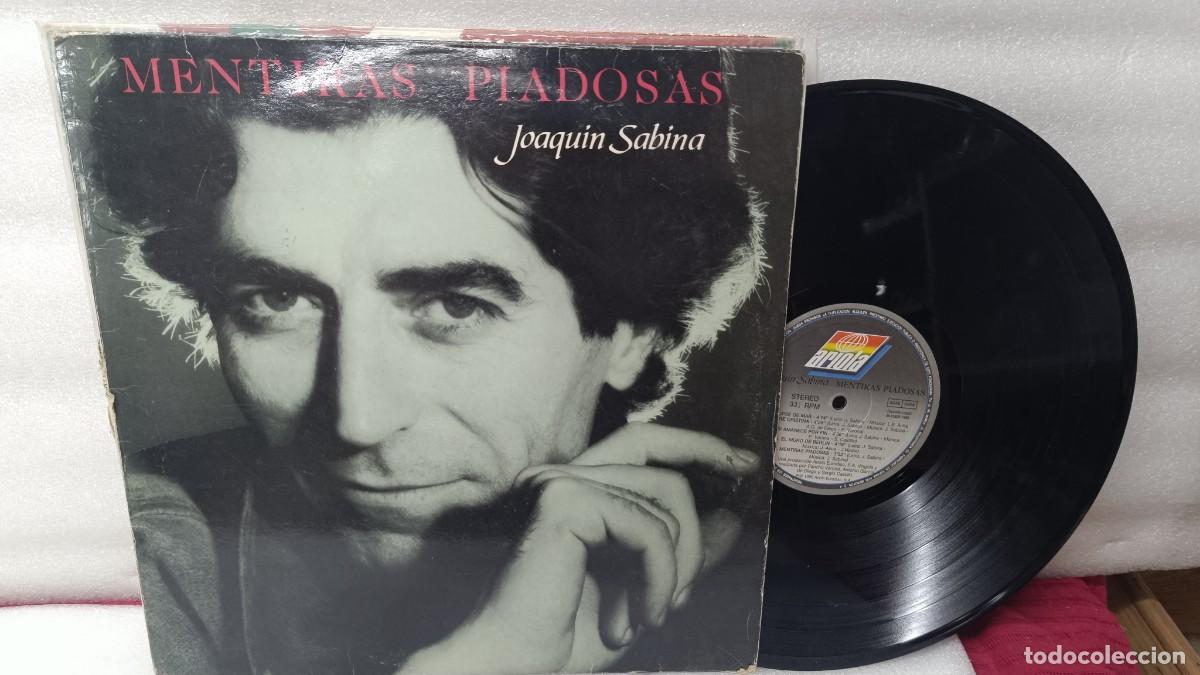 Vinyl-Schallplatten: JOAQUIN SABINA LP. MENTIRAS PIADOSAS. MADE IN SPAIN. 1990.