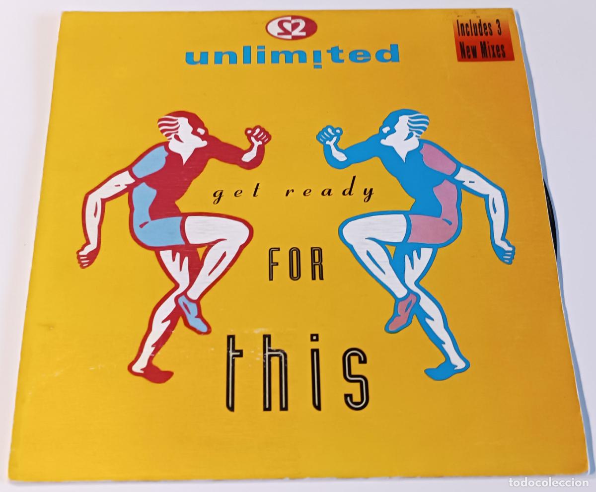 Discos de vinilo: 2 UNLIMITED - GET READY FOR THIS BLANCO Y NEGRO - 1991 PROMO