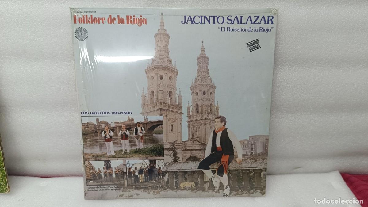 Vinyl-Schallplatten: JACINTO SALAZAR. EL RUISE&Ntilde;OR DE LA RIOJA. FOLKLORE DE LA RIOJA. LP. PRECINTADO SIN ABRIR
