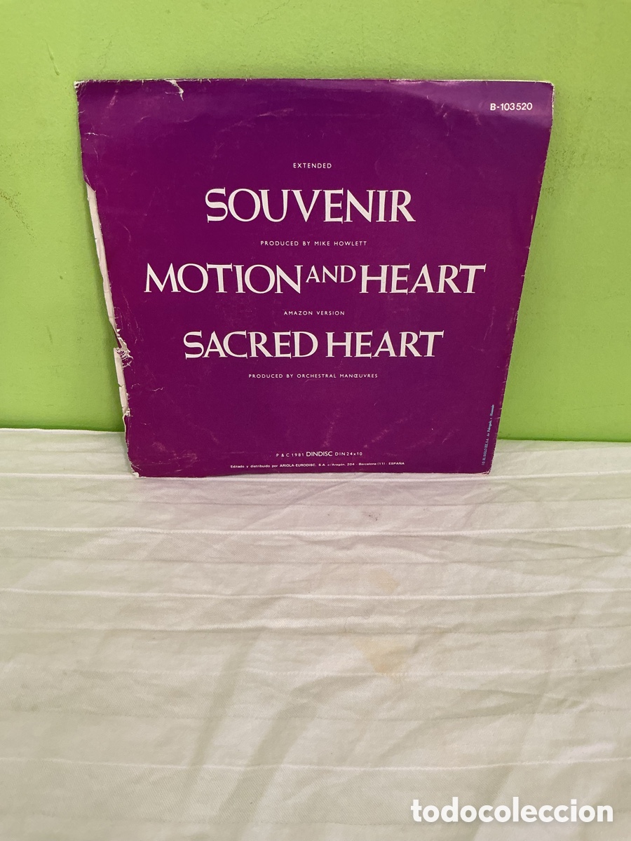 Discos de vinilo: OMD &ndash; Souvenir &ndash; Single vinilo 1981 - Foto 6