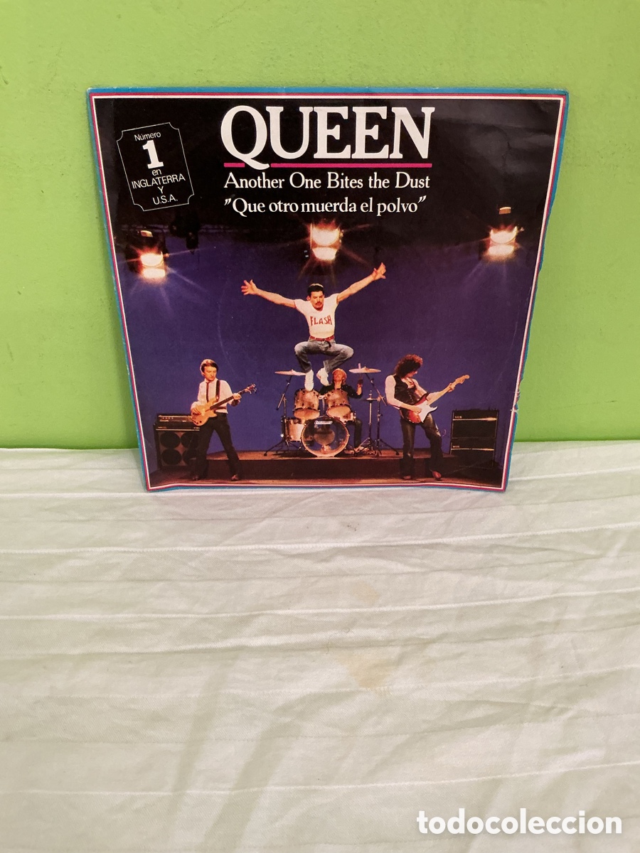 Vinyl-Schallplatten: Queen &ndash; Another One Bites the Dust &ndash; Single 1980
