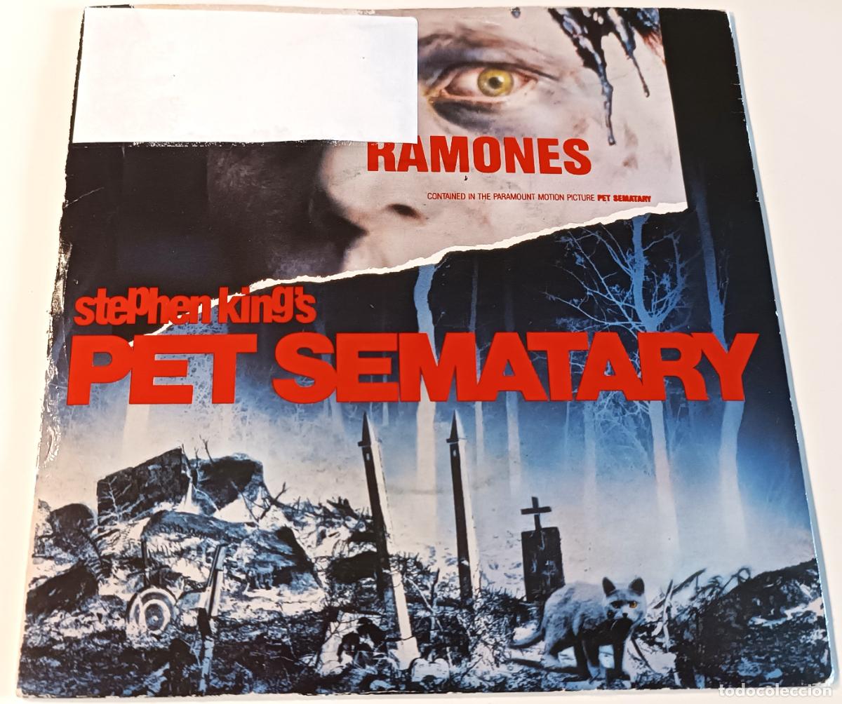 Discos de vinilo: RAMONES - PET SEMATARY CHRYSALIS EDIC. INGLESA - 1989