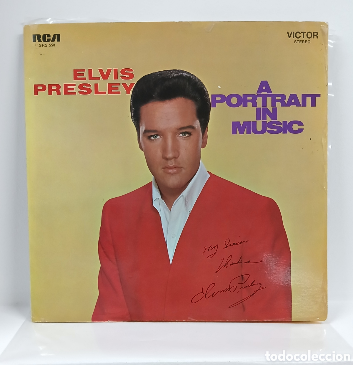 Dischi in vinile: ELVIS PRESLEY &rdquo;A PORTRAIT IN MUSIC&rdquo; LP. COMP. GATEFOLD. GERMANY. 1970