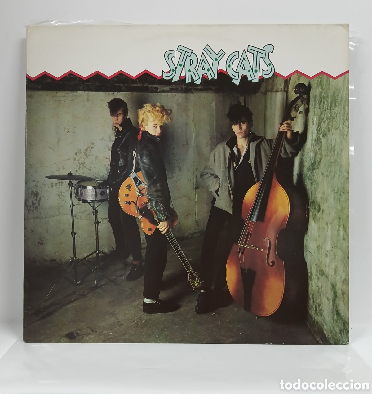 Dischi in vinile: STRAY CATS &rdquo;SU PRIMER LP&rdquo; LP. ORIG. GERMANY. 1980 (VG++)