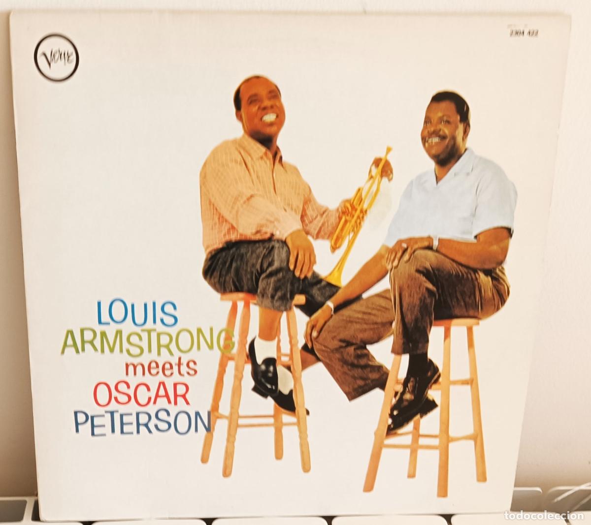 Disques de vinyle: LOUIS ARMSTRONG MEETS OSCAR PETERSON - VERVE EDIC FRANCESA - (1959)