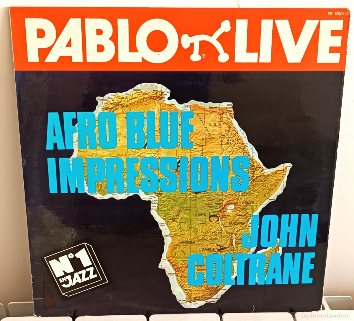 Vinyl records: JOHN COLTRANE - AFRO BLUE IMPRESSIONS PABLO LIVE 2 LP&acute;S - 1981