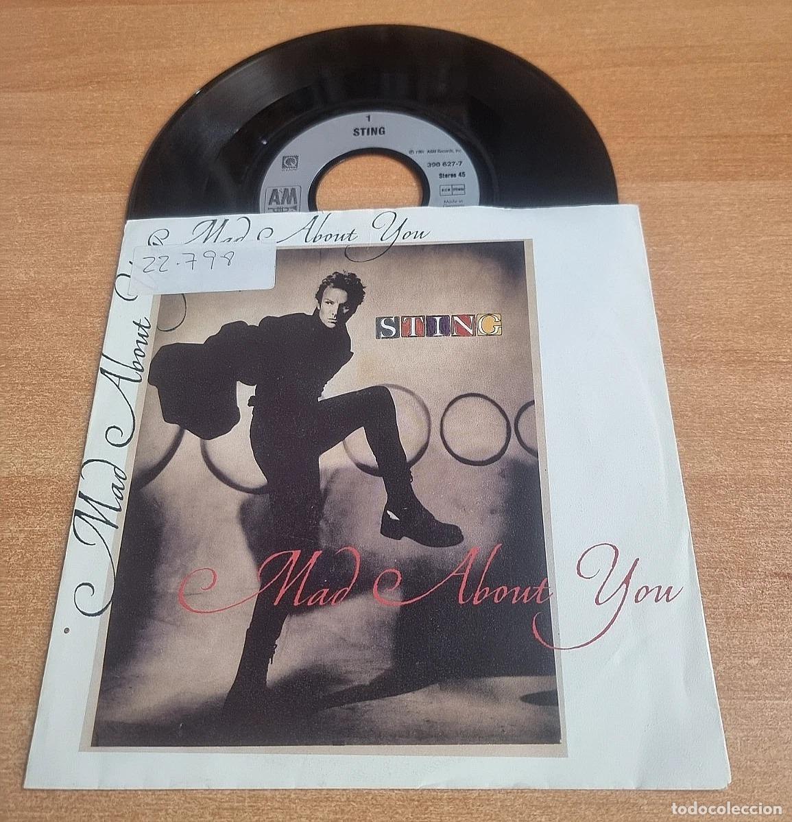 Discos de vinilo: STING Mad about you REMIX THE POLICE 7&rdquo; SINGLE VINILO DEL A&Ntilde;O 1991 ALEMANIA CONTIENE 2 TEMAS
