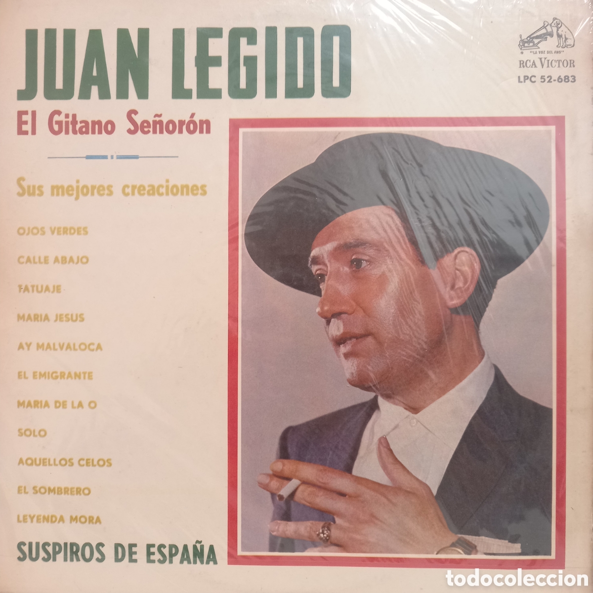 Vinyl records: Juan legido lp tango bolero Vals pasodoble Zambra