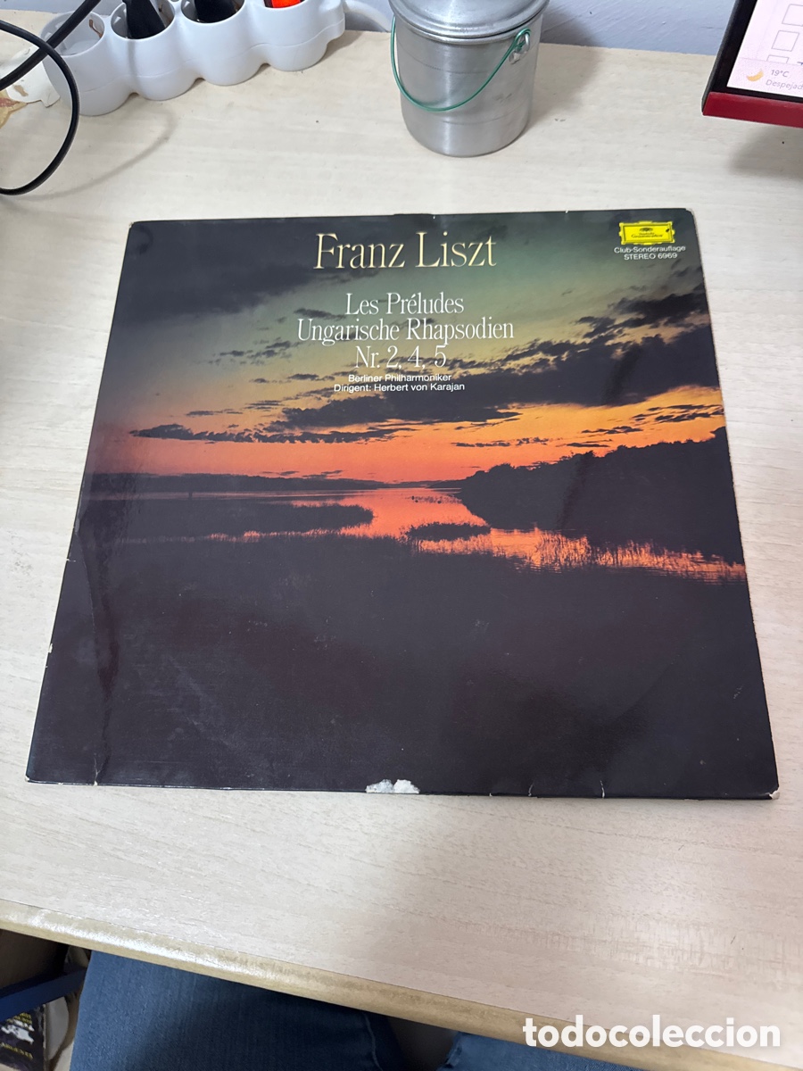 Discos de vinilo: DISCO VINILO FRANZ LISZT LES PRELUDES UNGARISCHE RHAPSODIEN