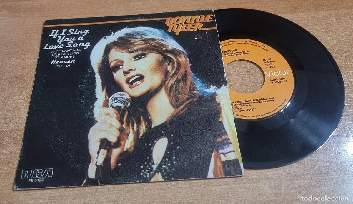 Discos de vinilo: BONNIE TYLER If I sing you a love song 7&rdquo; SINGLE VINILO DEL A&Ntilde;O 1978 ESPA&Ntilde;A CONTIENE 2 TEMAS
