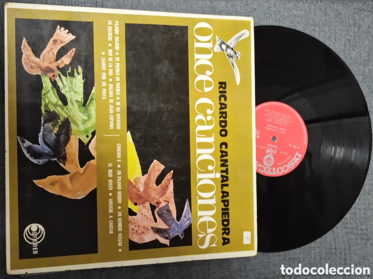 Discos de vinilo: Once Canciones&rdquo; de Ricardo Cantalapiedra - Foto 1
