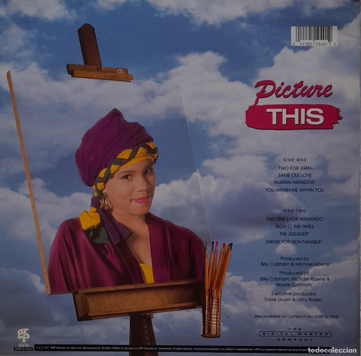 Discos de vinilo: BILLY COBHAM. Picture this. LP GRP 1987 - Foto 2