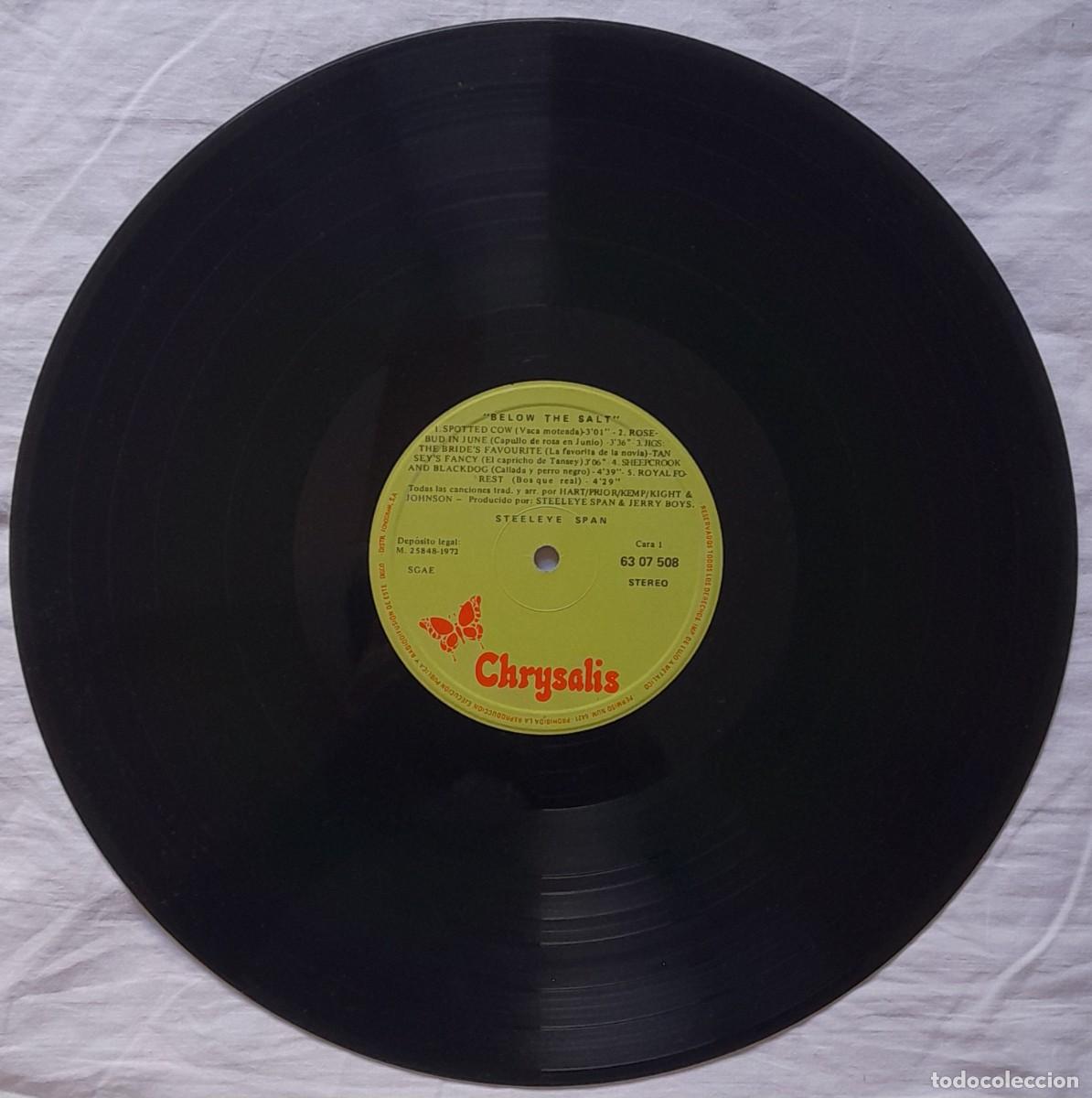 Discos de vinilo: STEELEYE SPAN. Below the salt. LP Chrysalis 1972 - Foto 3