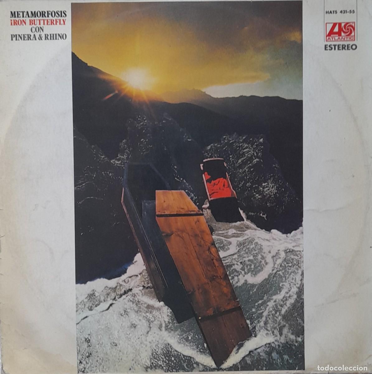 Discos de vinilo: IRON BUTERFLY con PINERA & RHINO. Metamorfosis. LP Atlantic 1970