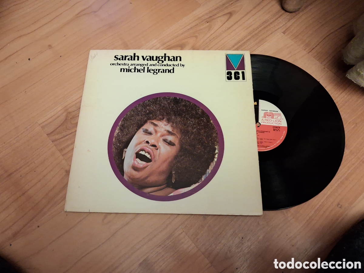 Discos de vinilo: Sarah Vaughan Michel Legrand LP 1972 Mainstream MRL 361