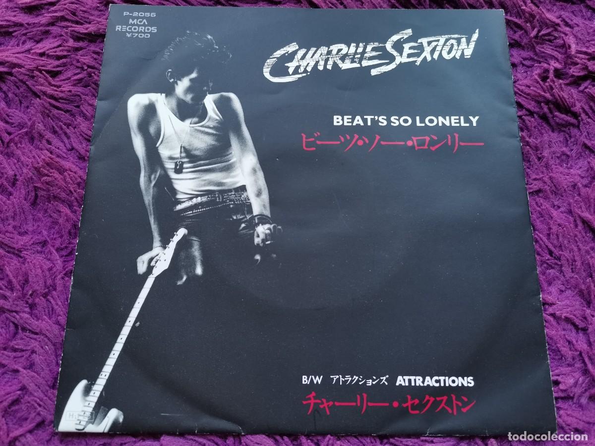 Discos de vinilo: Charlie Sexton &ndash; Beat's So Lonely Vinilo 7&rdquo; Single 1985 Japan P-2055