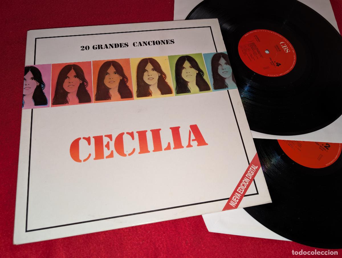 Discos de vinilo: CECILIA 20 grandes canciones 2LP 1990 CBS VINILO GATEFOLD
