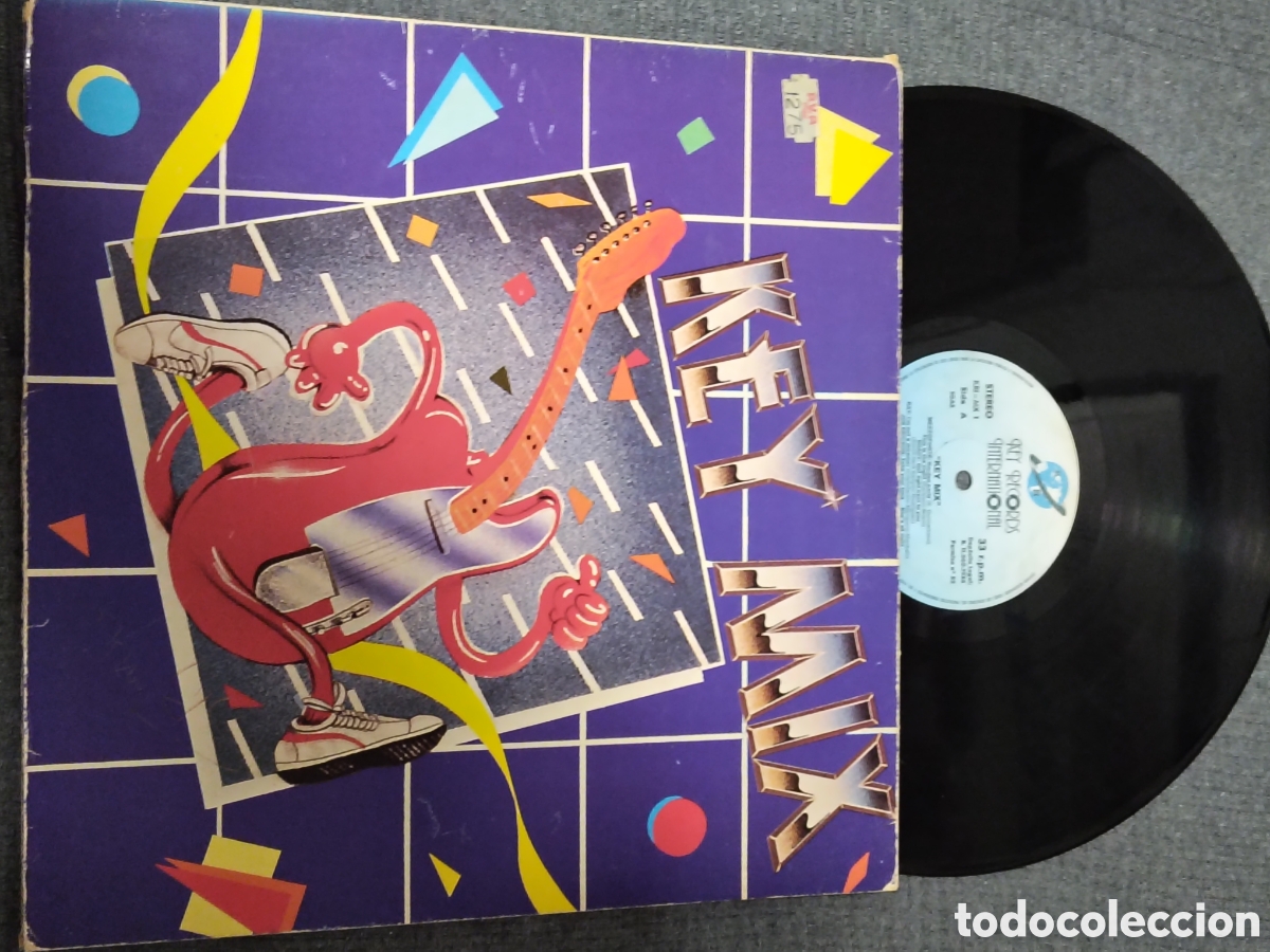 Discos de vinilo: recopilatorio de m&uacute;sica dance de 1986 titulado &rdquo;Key Mix&rdquo;,