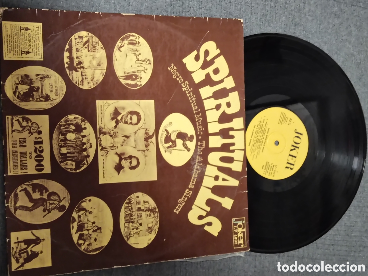 Discos de vinilo: Spirituals: Negro Spiritual Music interpretado por The Alabama Singers,