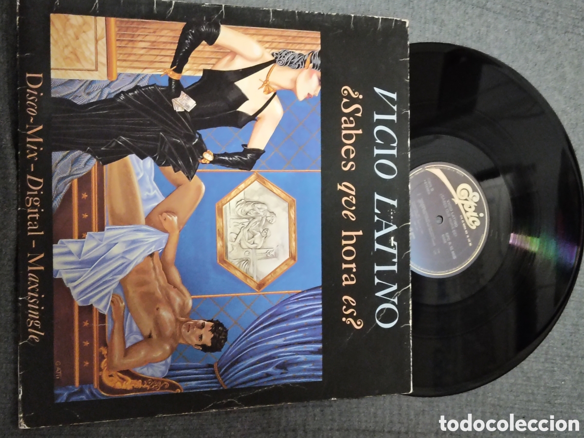 Disques de vinyle: maxisingle de vinilo &rdquo;&iquest;Sabes qu&eacute; hora es?&rdquo; de Vicio Latino