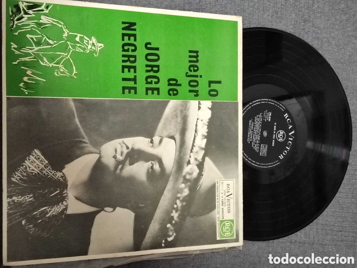 Discos de vinilo: disco de vinilo &rdquo;Lo Mejor de Jorge Negrete&rdquo;