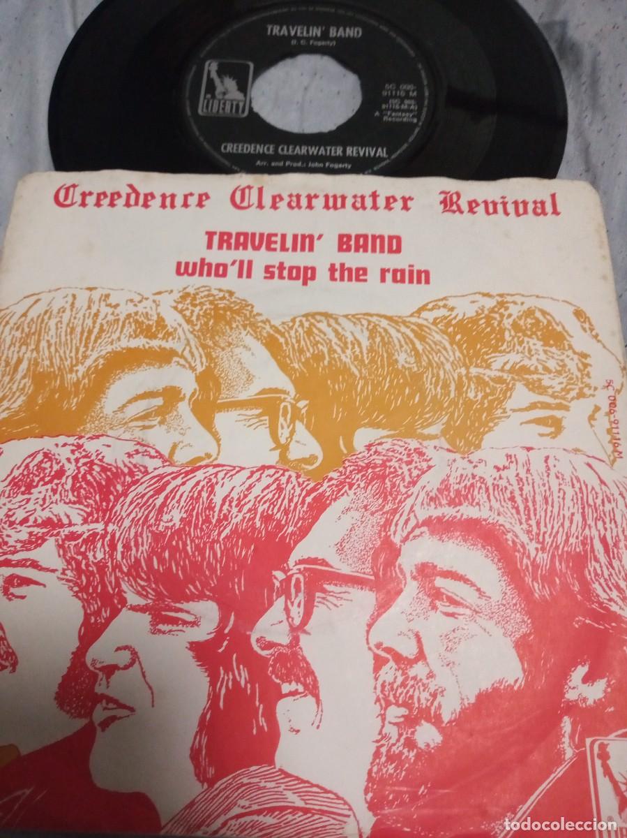 Discos de vinilo: CREEDENCE CLEARWATER REVIVAL - TRAVELIN' BAND -SINGLE
