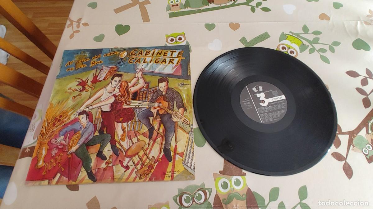 Discos de vinilo: GABINETE CALIGARI-LP AL CALOR DEL AMOR EN UN BAR
