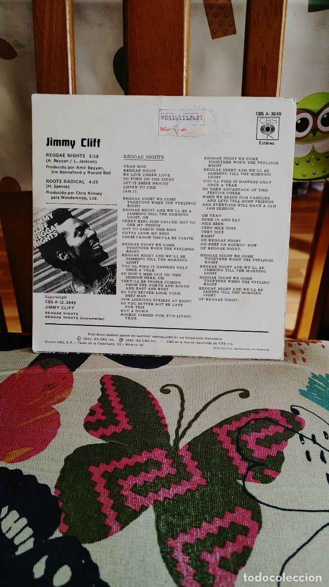 Discos de vinilo: JIMMY CLIFF-SINGLE REGGAE NIGHTS - Foto 2