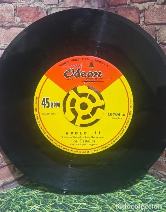 Discos de vinilo: Los Destellos &rdquo;Apolo 11&rdquo; Single edicion peruana - Foto 2