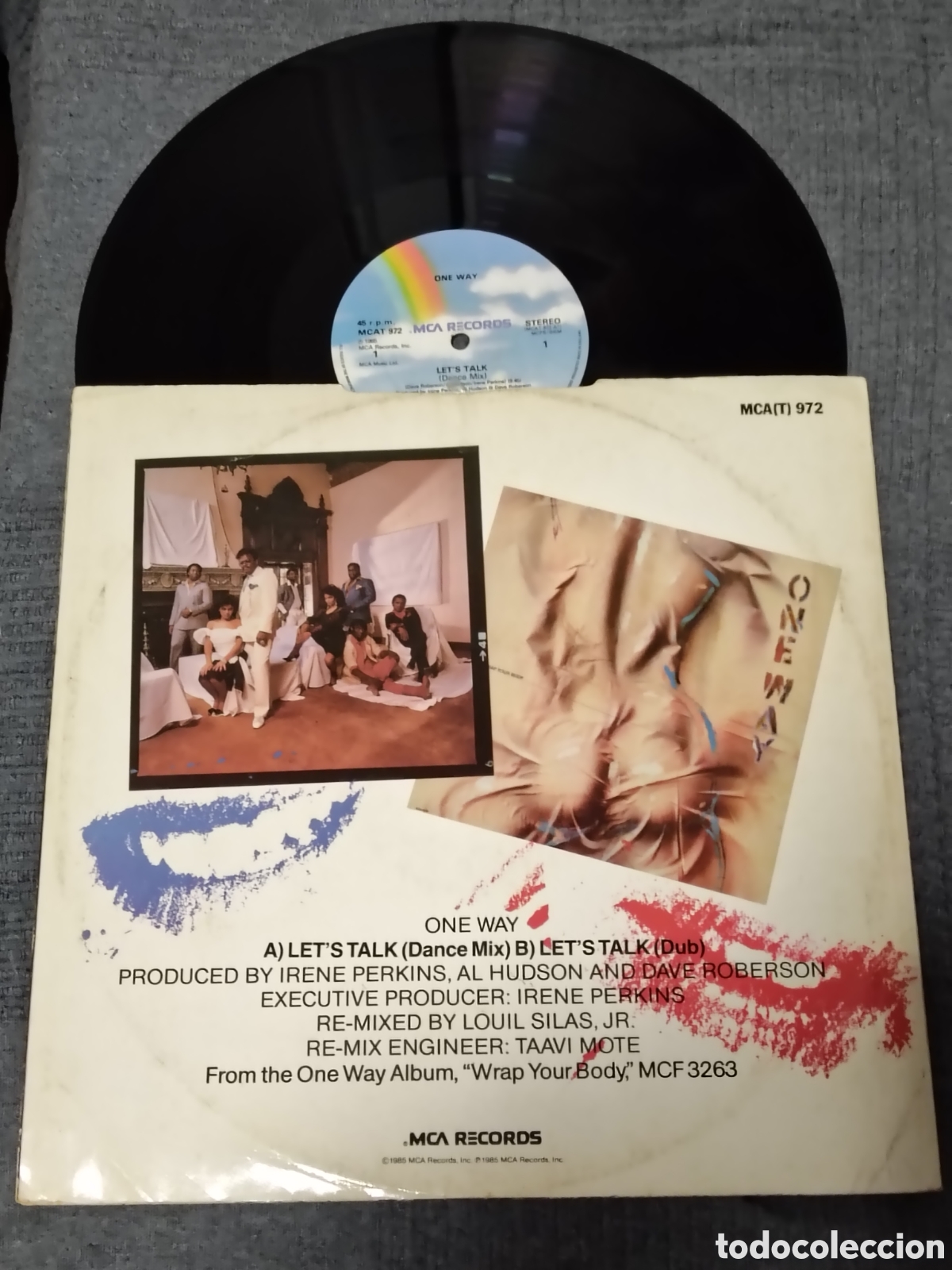 Discos de vinilo: vinilo de 12 pulgadas &rdquo;Lets Talk&rdquo; de One Way, - Foto 2