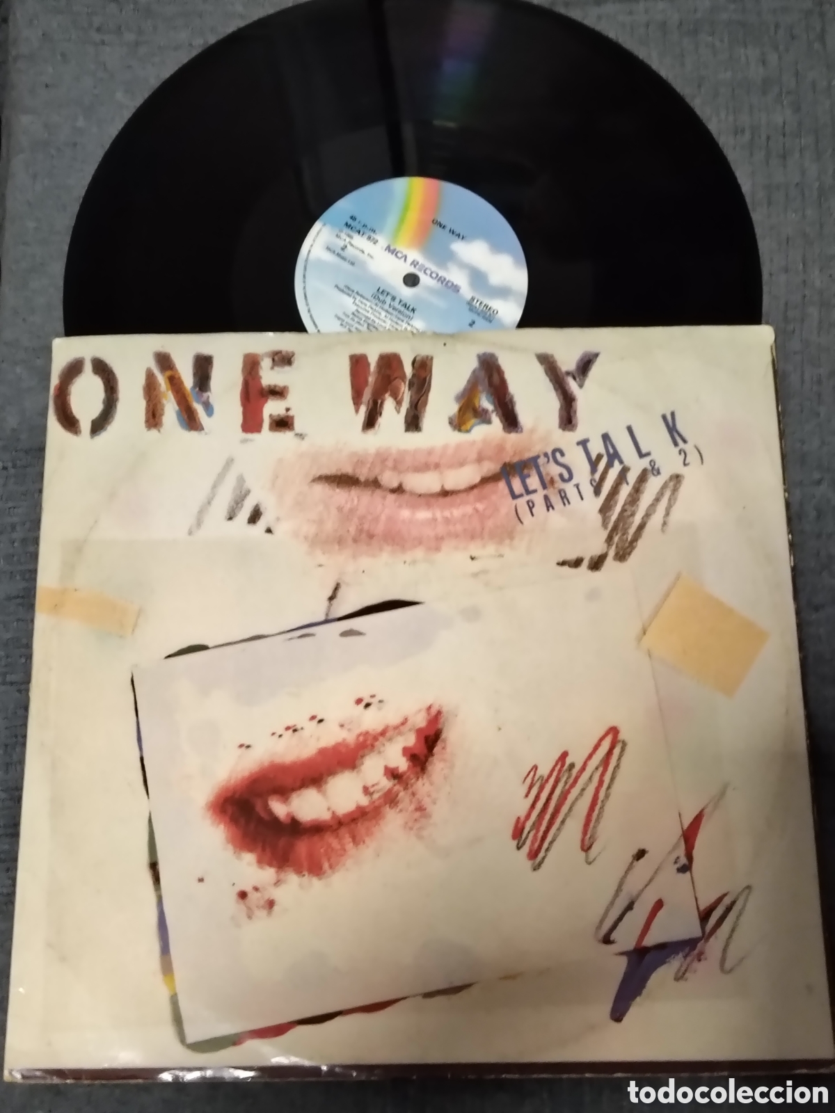 Discos de vinil: vinilo de 12 pulgadas &rdquo;Let's Talk&rdquo; de One Way,