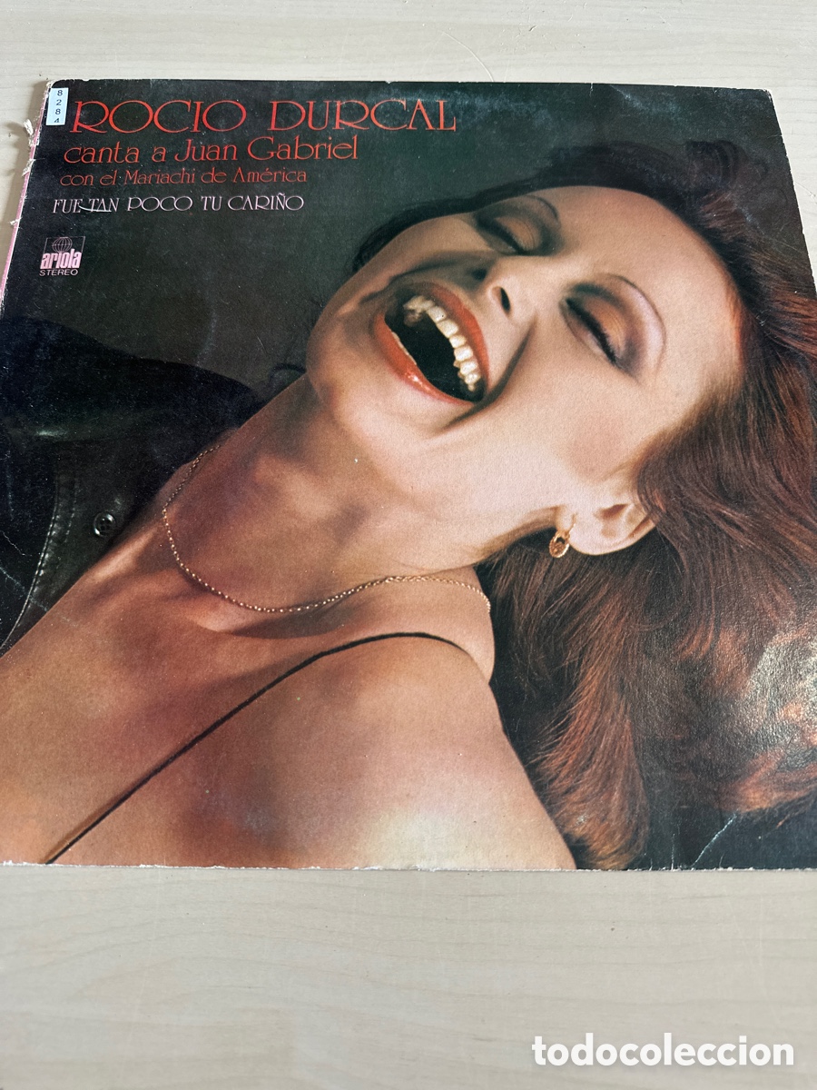 Discos de vinilo: VIN8284 rocio D&uacute;rcal canta a Juan Gabriel vinilo segunda mano