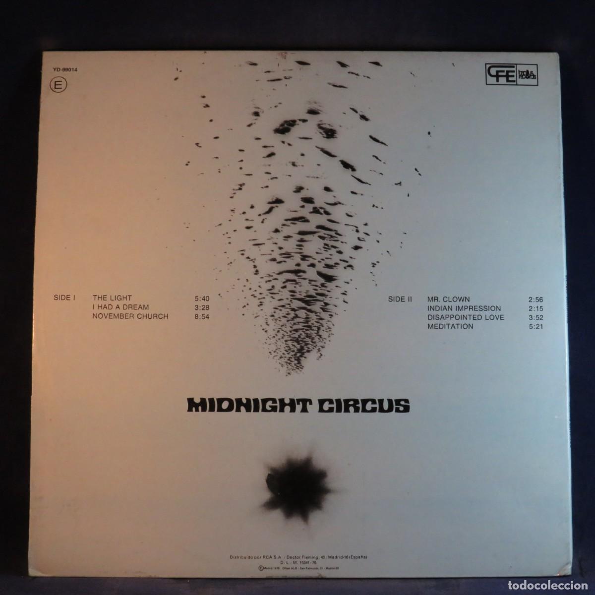 Discos de vinilo: MIDNIGHT CIRCUS &ndash; MIDNIGHT CIRCUS - LP - Foto 4