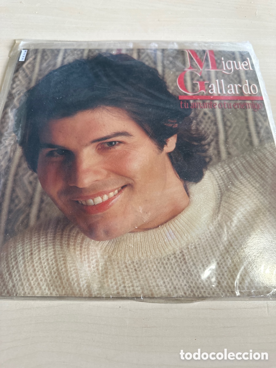 Discos de vinilo: VIN8293 Miguel gallardo tu amante o tu enemigo vinilo segunda mano