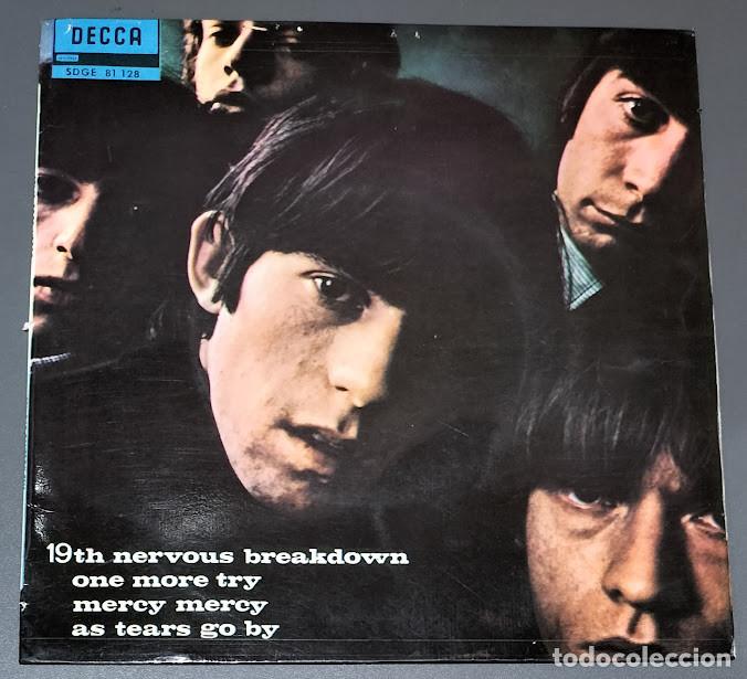 Discos de vinil: Rolling Stones - 19th Nervous Breakdown / One More Try / Mercy Mercy / As Tears Go By - 7&rdquo; EP