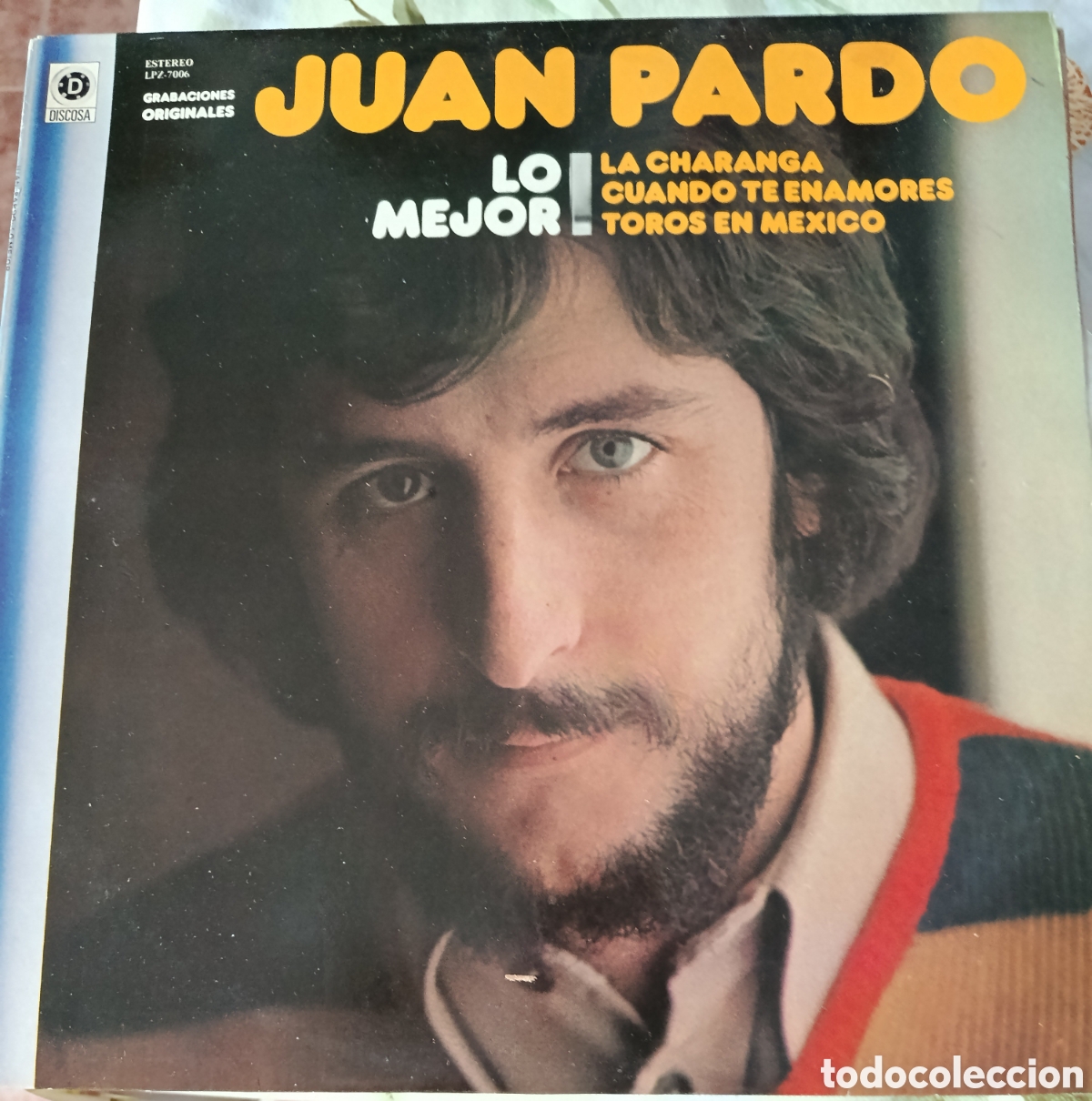 Dischi in vinile: Juan Pardo Lp sello Discosa editado en Espa&ntilde;a a&ntilde;o 1981.