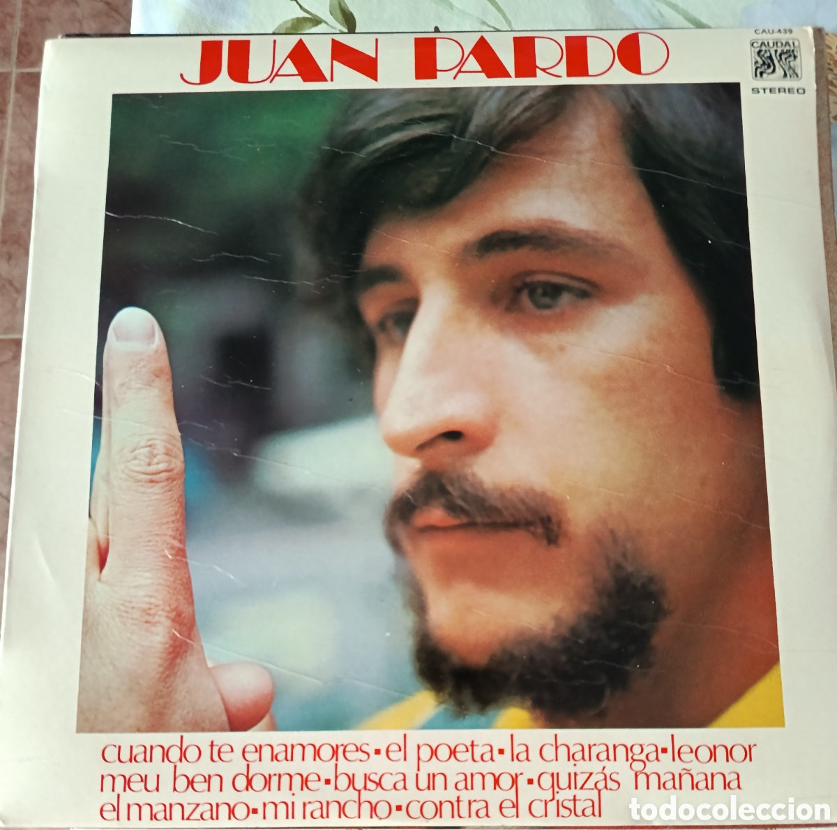 Vinyl records: Juan Pardo Lp sello Caudal editado en Espa&ntilde;a a&ntilde;o 1976.