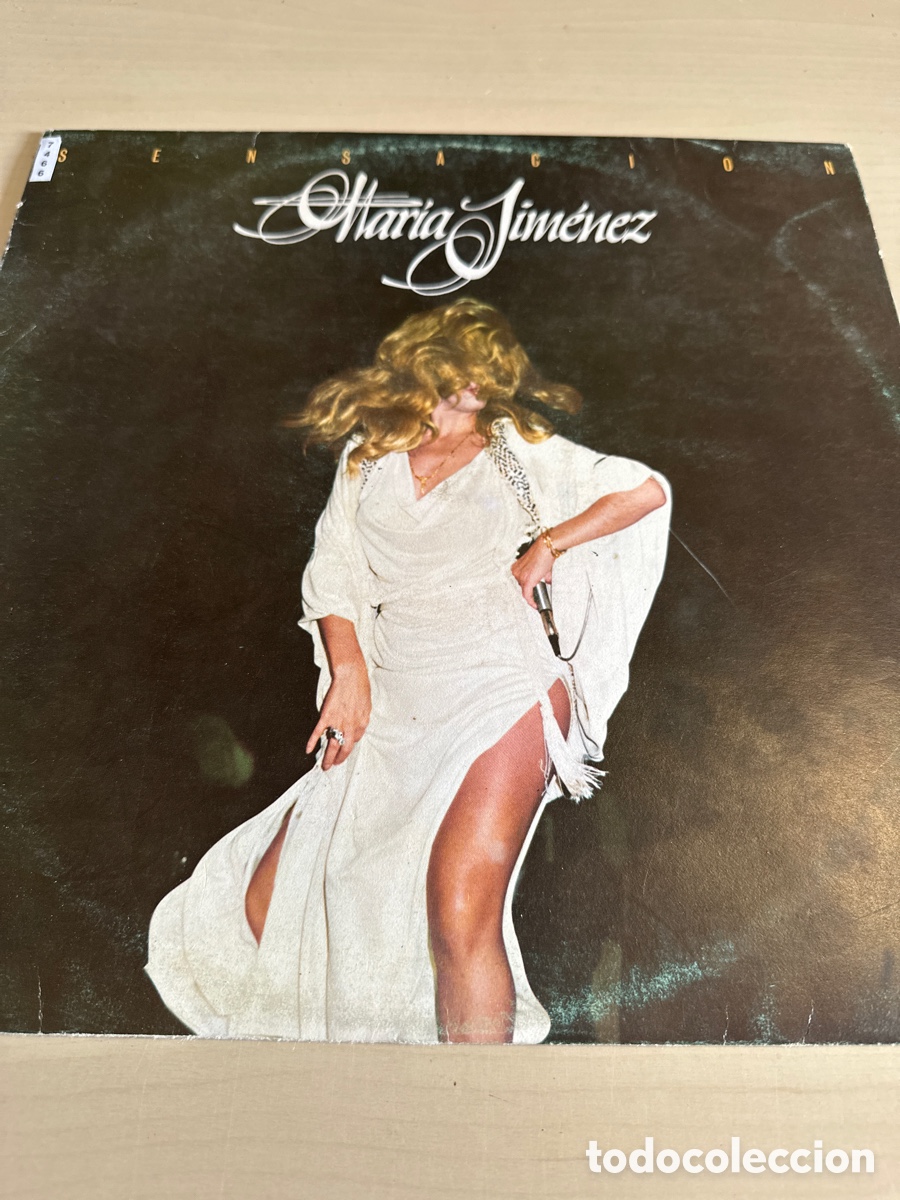Vinyl-Schallplatten: VIN7466 Mar&iacute;a Jim&eacute;nez sensaci&oacute;n vinilo segunda mano