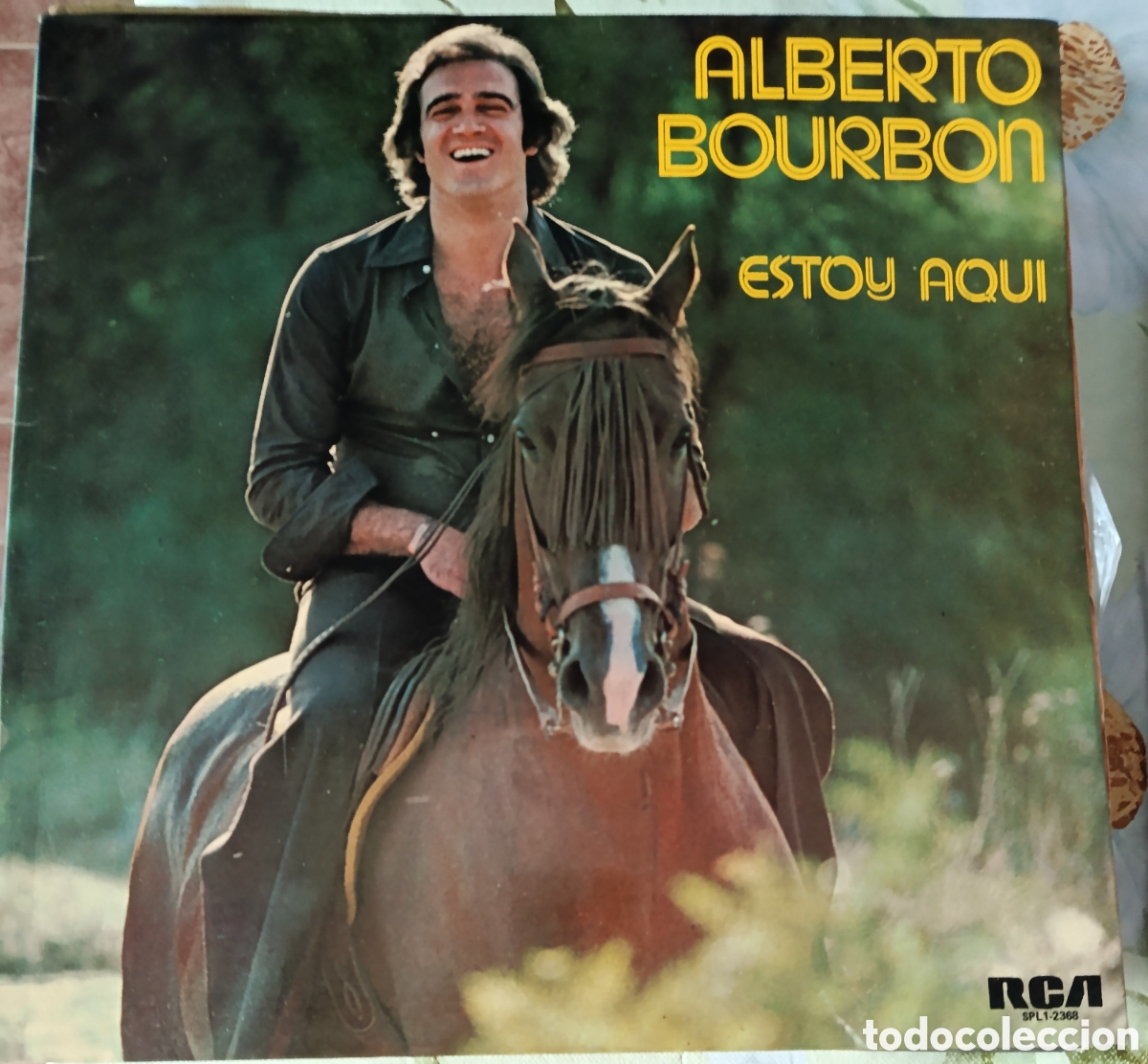 Disques de vinyle: Alberto Bourbon Lp sello RCA V&iacute;ctor portada doble editado en Espa&ntilde;a a&ntilde;o 1975.