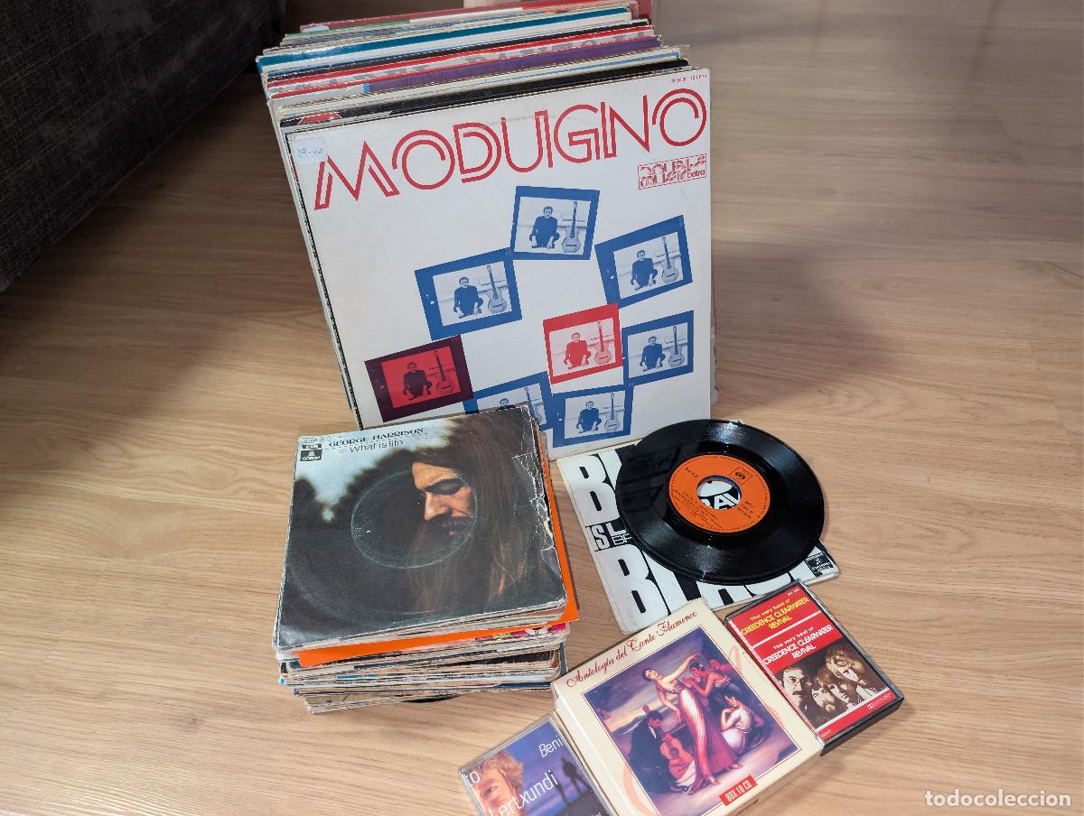 Dischi in vinile: LOTE COLECCION DISCOS VINILO VARIABLE 60 LPS +44 7''+ 2/3 fundas/7''+cassette k7+ BOX 10 CD flamenco