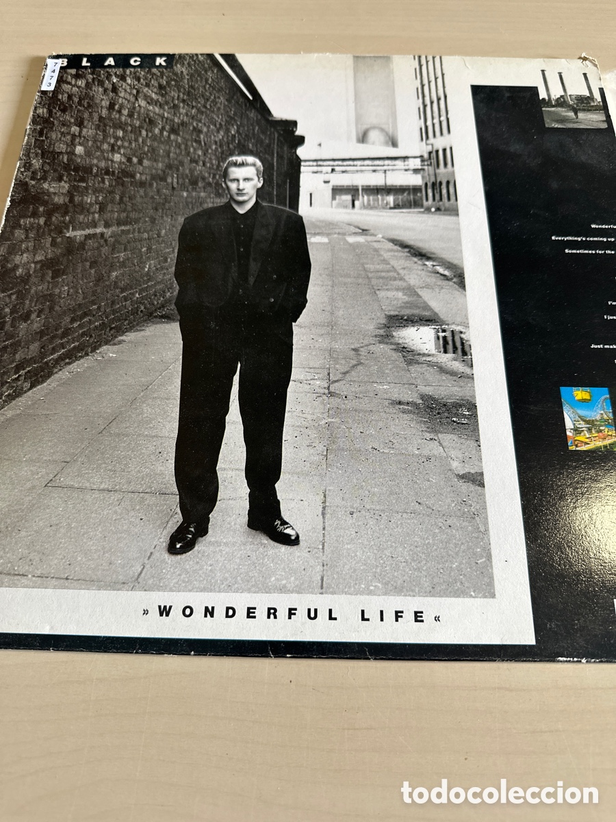 Disques de vinyle: VIN7473 black wonderful life vinilo segunda mano