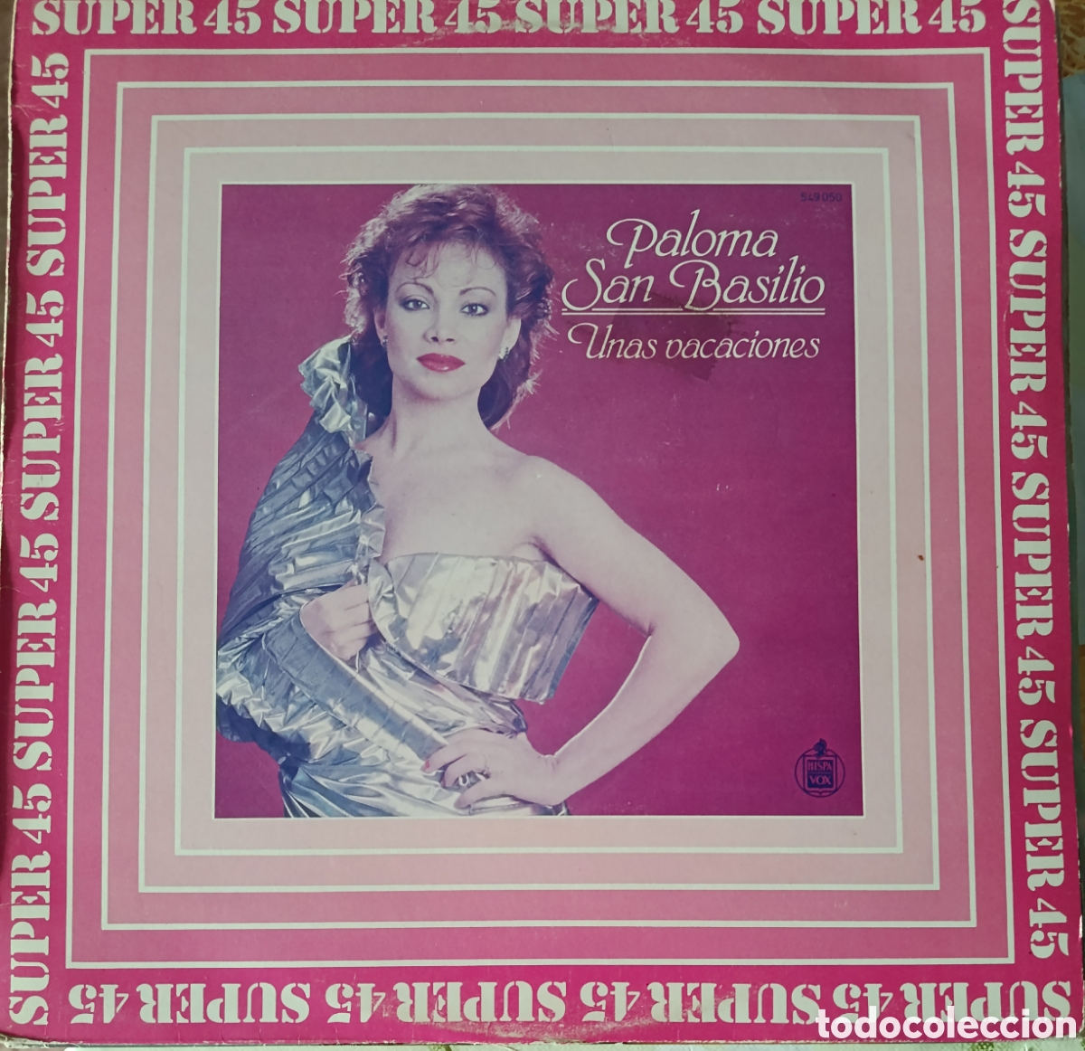 Vinyl-Schallplatten: Paloma San Basilio Maxi-Single sello Hispavox editado en Espa&ntilde;a a&ntilde;o 1983.