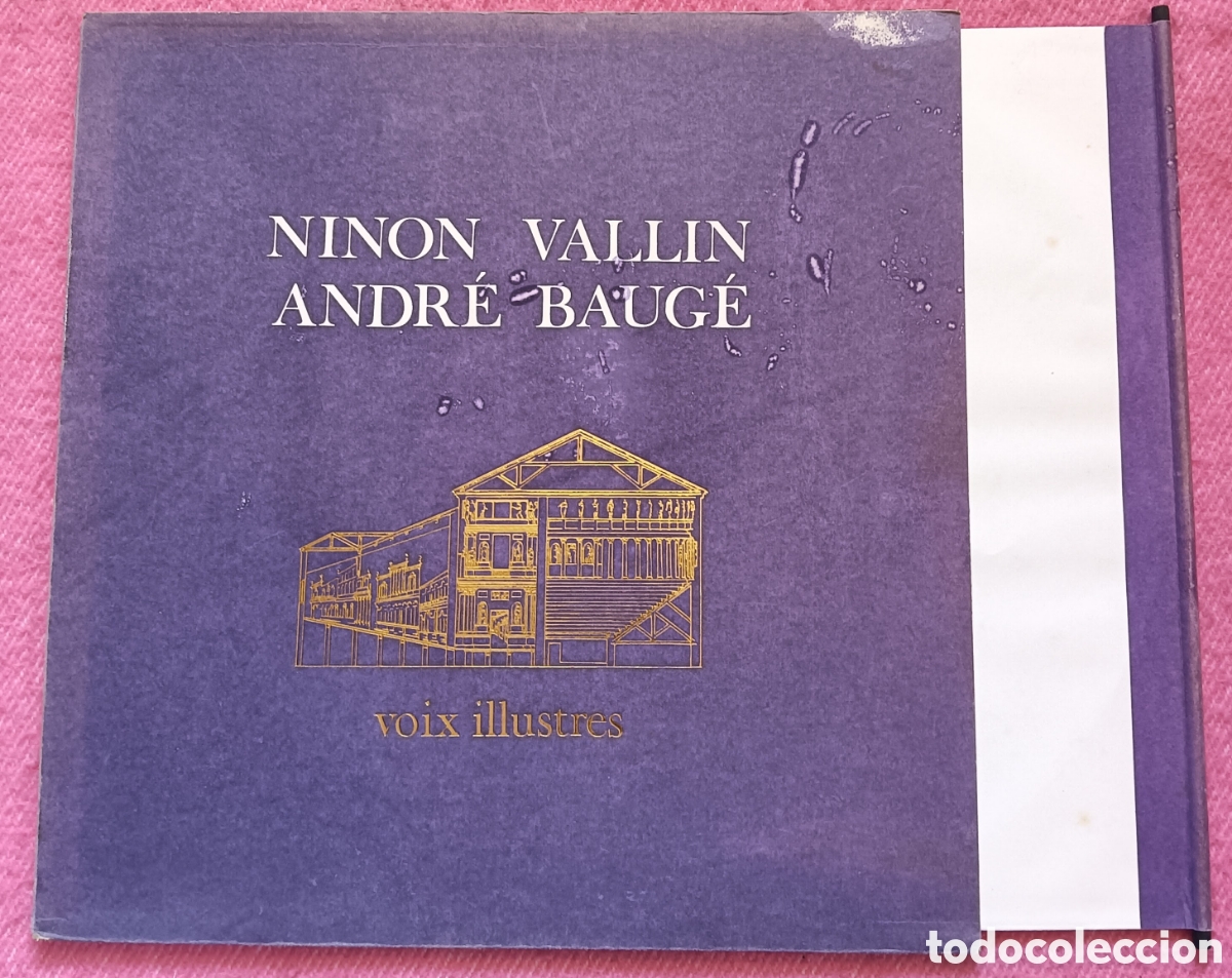 Disques de vinyle: LP NINON VALLIN & ANDRE BAUGE - Voix Illustres - DTX 50.026 - Edicion FRANCIA (G++/G++)