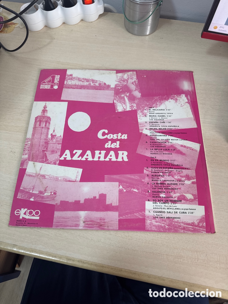 Discos de vinilo: DISCO VINILO COSTA DEL AZAHAR 1970 - Foto 4