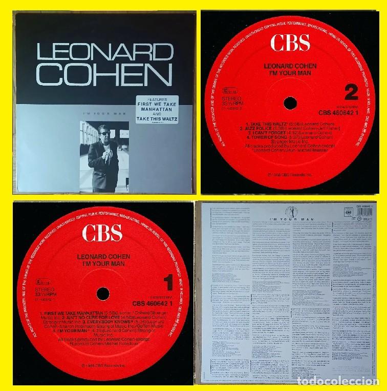 Vinyl-Schallplatten: LEONARD COHEN - I'm Your Man 1988 !! Take This Waltz / EDIC ORG, IMPECABLE